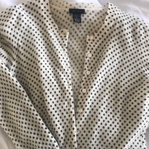 Cashmere polka dot sweater